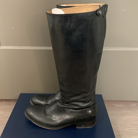 👢FRYE Melissa Button Back-Zip Riding Knee Boot 👢 - Picture 6 of 13
